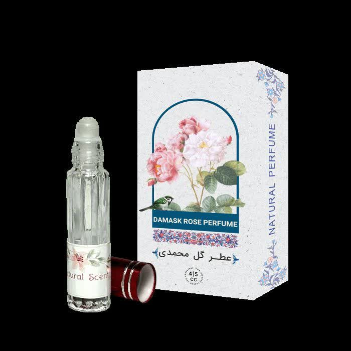 عطر گل محمدی طبیعی بدون پایه روغنی و الکل